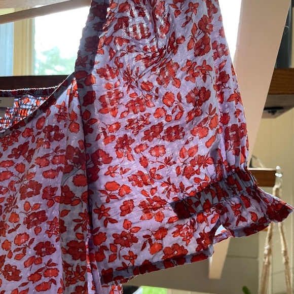 Madewell Kallie Button Front Smocked Top - Picture 5 of 10